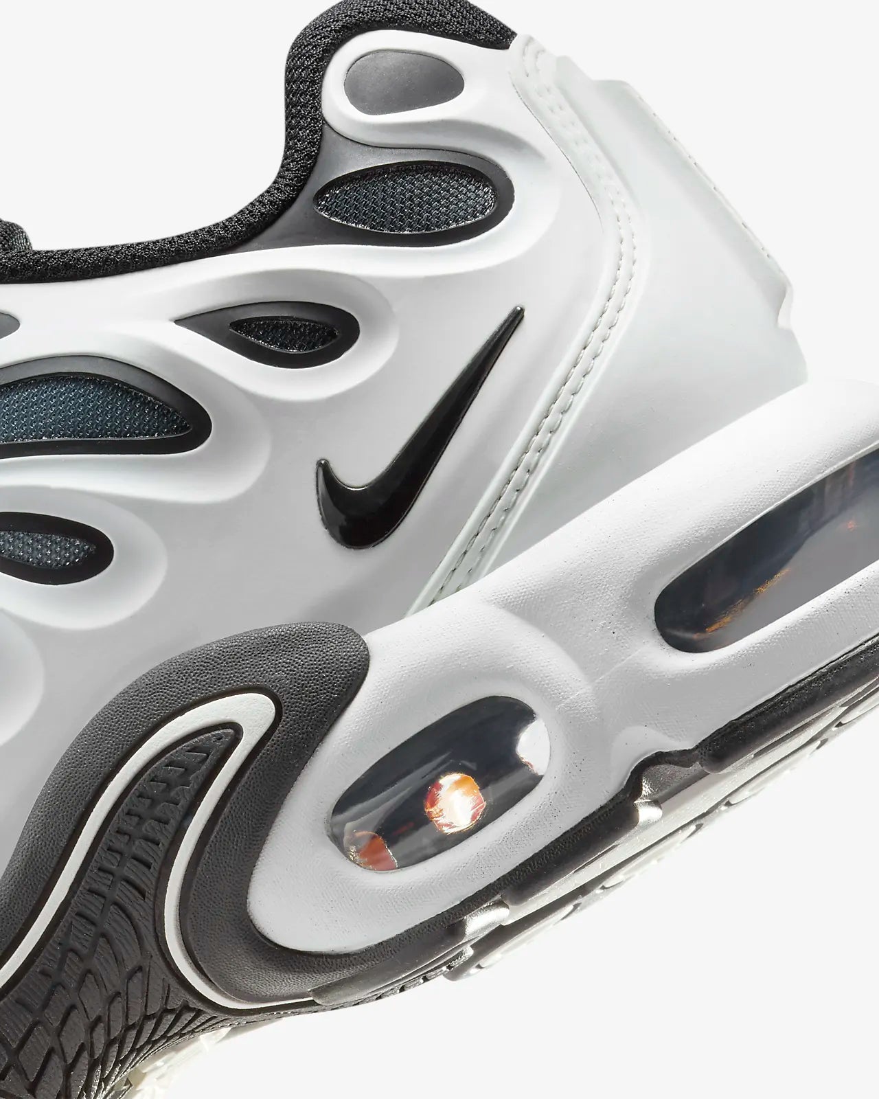 Nike Air Max Plus Drift - “White/Metallic Silver/Black
” Code - 355