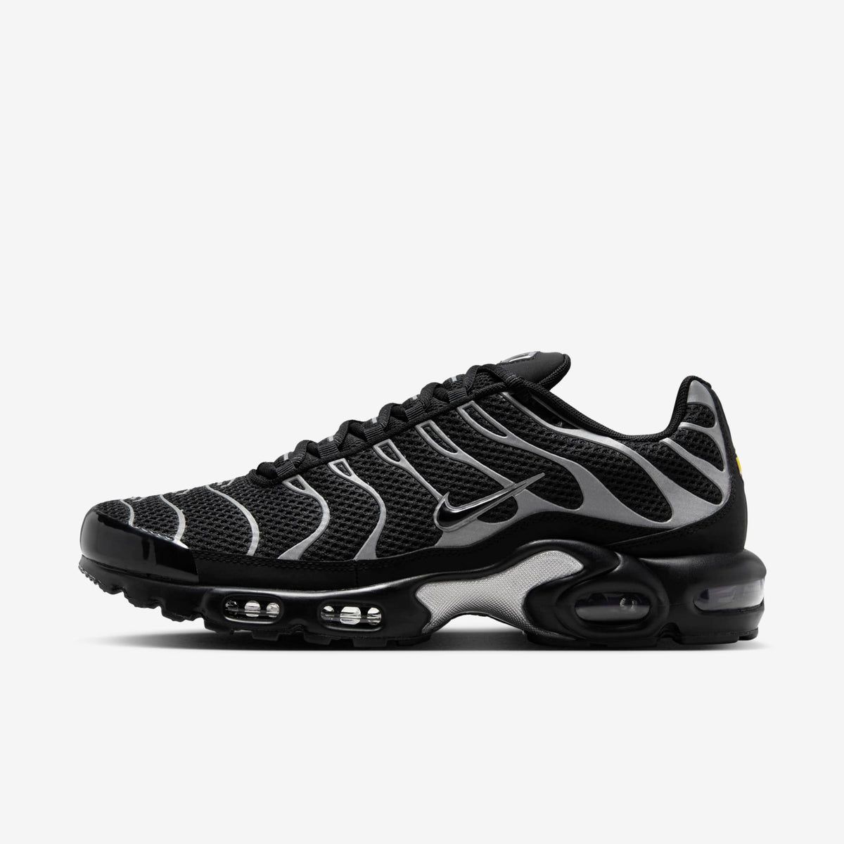 Nike Air Max Plus Premium Black Reflective Silver
