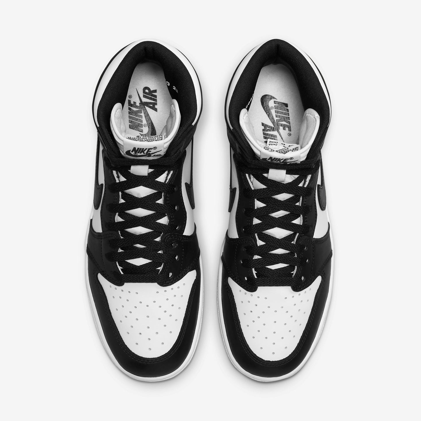 Air Jordan 1 Retro HIGH OG - Black/White - Foot Arena